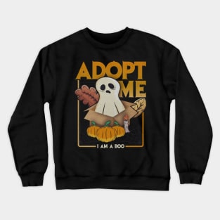 Halloween Boo Design | Adopt A Boo Crewneck Sweatshirt
